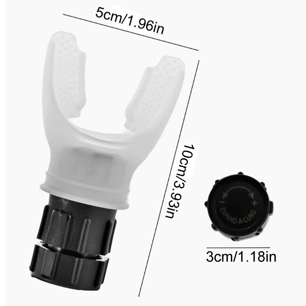 Sports Breathing Trainer Portable Lung Capacity Abdominal Breathing Trainer with Adjustable Intensity Knob Adult Lung Booster