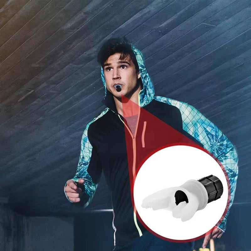 Sports Breathing Trainer Portable Lung Capacity Abdominal Breathing Trainer with Adjustable Intensity Knob Adult Lung Booster